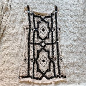 Free People beaded shift dress